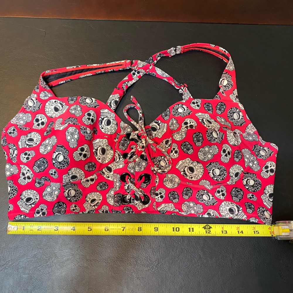 Torrid Skull Print Bikini Top